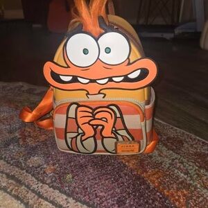 Fun Cartoon Character Kids Backpack - Orange and Tan